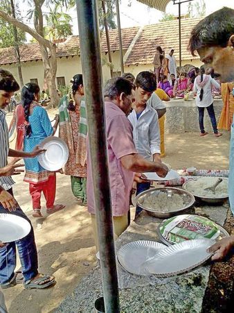 Hulp aan de allerarmsten in Palmaner